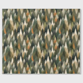 森エレガントの松の模様 ラッピングペーパー (フラット)