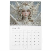 森エレガントの美しい妖精 カレンダー (1月 2026)