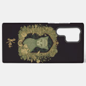 森エレガント猫名前をカスタムする SAMSUNG GALAXYケース (裏面横)