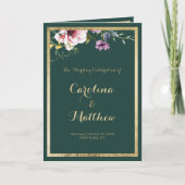 森エレガント緑金ゴールドピンクフローラ計画 プログラム (正面)