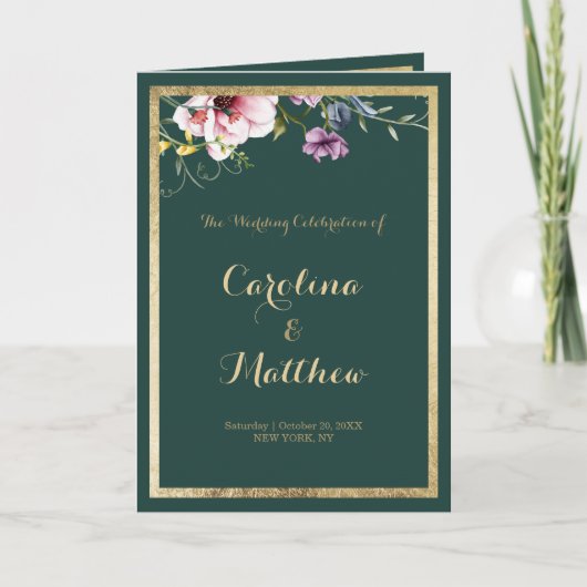 森エレガント緑金ゴールドピンクフローラ計画 プログラム (正面)