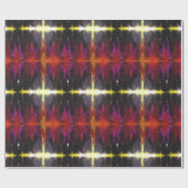 森カラフルのステンドグラス十字 ラッピングペーパー (フラット)