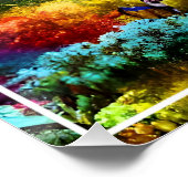 森カラフルの一角馬–46567 ポスター (コーナー)