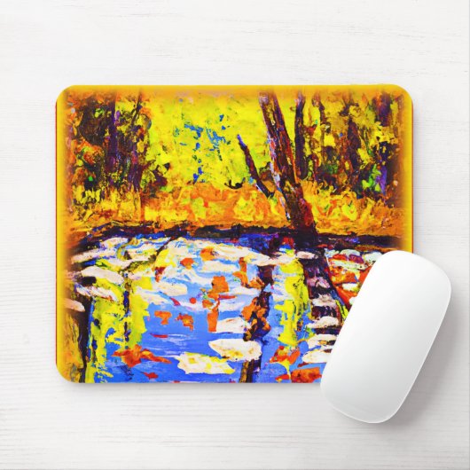 森カラフルの沼。買今 マウスパッド (マウス)