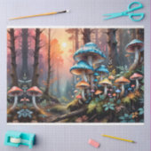 森カラフルキノコArt I 薄葉紙 (クラフト)