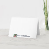 森カラフル感謝祭グリーティングカード シーズンカード (裏面)