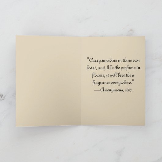 森カードの日光 カード (内部)