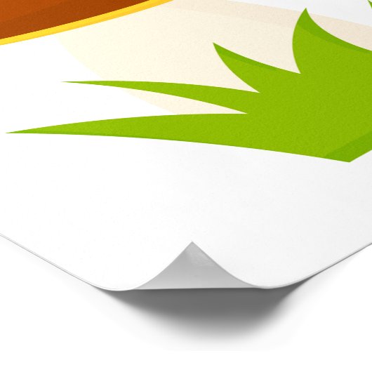 森キノコ ポスター (角)