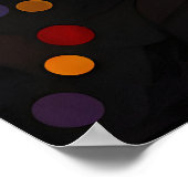 森コンテンポラリー野生の鹿 ポスター (角)