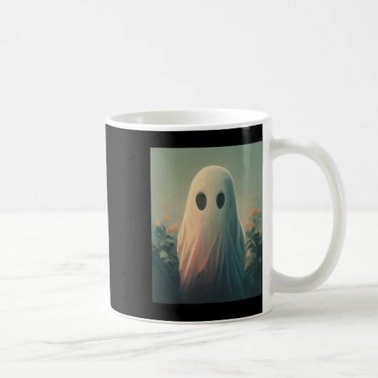森ゴシック様式のハロウィーン幽霊 コーヒーマグカップ (右)
