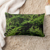 森シダの素朴な牧草地 ランバークッション (ブランケット)