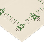 森パターンのヘレンの養育関係の精神 ロングテーブルランナー (コーナー)