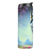 森パーソナライズされたの名静か前精神 タンブラー (回転左)