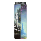 森パーソナライズされたの名静か前精神 タンブラー (裏面)