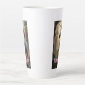 森パーソナライズされたの白ユニコーン カフェラテマグ (正面)