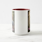 森パーソナライズされたの白ユニコーン マグカップ (中央)