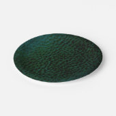 森フェイクの緑のプレート- ペーパープレート (アングル)