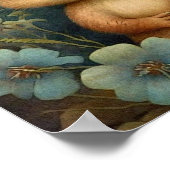 森ベビーリスの花 |リスの壁のプリント ポスター (角)