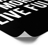 森メメントライブ。ストイやる気を起こさせるック ポスター (角)