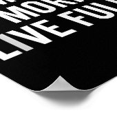 森メメントライブ。ストイやる気を起こさせるック ポスター (角)