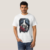 森メメントレイヴンの暗いフローラの構成 Tシャツ (正面フル)