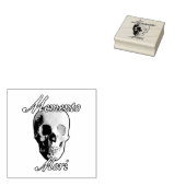 森メメント「Remember Your Death」デザイン。 ラバースタンプ (押印)