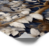 森モダンの芸術に隠されたフクロウ ポスター (角)