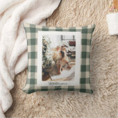 森モダングリーンプライド写真素朴クリスマス クッション (ブランケット)