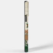 森モノグラムのの茶色で愛らしいレトロな女性 Case-Mate iPhoneケース (裏面 / 右)