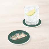 森モノグラムのフローラ植物姓 コースター (側面)