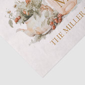 森モノグラムのフローラ植物姓 薄葉紙 (詳細)