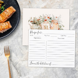 森モノグラムのフローラ植物学レシピカード