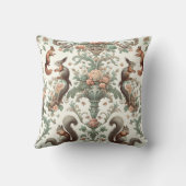 森リスビクトリアンタペストリー クッション (裏面)