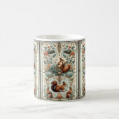 森リスビクトリアンタペストリー コーヒーマグカップ (中央)