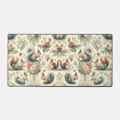 森リスビクトリアンタペストリー デスクマット (正面)