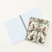 森リスビクトリアンタペストリー ノートブック (内部)