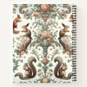 森リスビクトリアンタペストリー ノートブック (裏面)