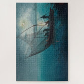 森ヶ崎海岸土屋興津著 ジグソーパズル (縦)