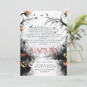 森不気味とカボチャの詩ハロウィーン 招待状 (スタンド正面)