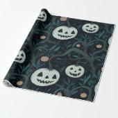 森不気味のハロウィンジャック – O – ランタン ラッピングペーパー (アンロールド)