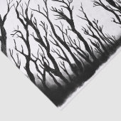 森不気味の怖い木の暗い影の分離 薄葉紙 (詳細)