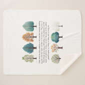 森包まれたの静かな知恵の中で シェルパブランケット (正面(横))