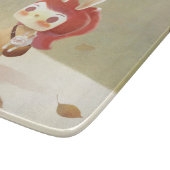 森失ったの小さな女の子 カッティングボード (角)