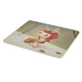 森失ったの小さな女の子 カッティングボード (角)