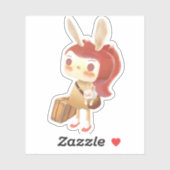 森失ったの小さな女の子 シール (シート)