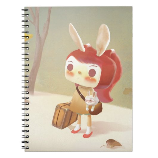 森失ったの小さな女の子 ノートブック (正面)