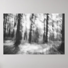 森失ったの – 抽象芸術赤外線写真 ポスター