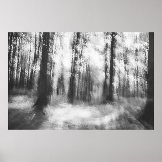 森失ったの – 抽象芸術赤外線写真 ポスター (正面)