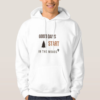 森好きのためのグッドデイズ・スタート・イン・ザ・ウッズTシャツ パーカ