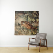 森威厳のあるのフクロウ タペストリー (インサイチュ)